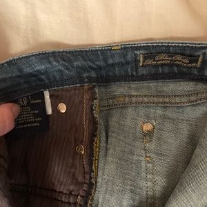 Fidelity denim vintage blue belle low waist super wide